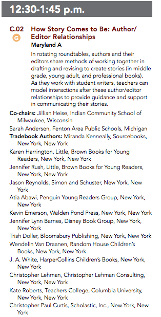 Where I’ll Be – #NCTE14 & #ALAN14