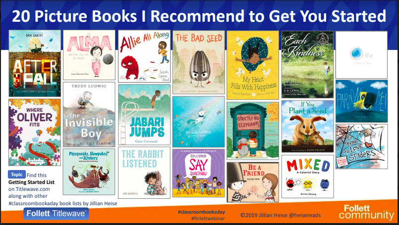 Webinar Recording – Building Community with #classroombookaday Read Alouds