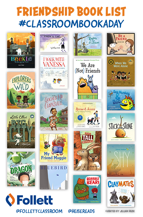 #classroombookaday Recommendations: Friendship Picture Books
