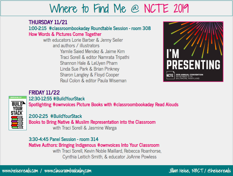 Where to Find Me @ #NCTE19