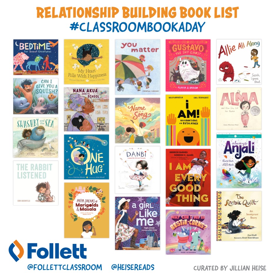 #ClassroomBookADay Recommendations: Relationship Building at the Start of the Year