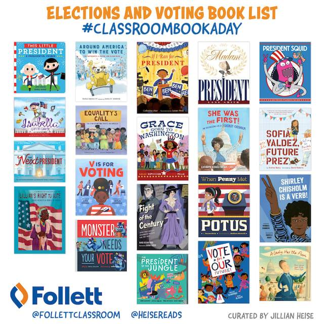 #ClassroomBookADay Recommendations: Elections & Voting