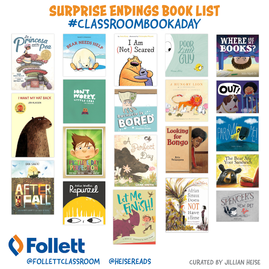 #ClassroomBookADay Recommendations: Surprise Endings Picture Books